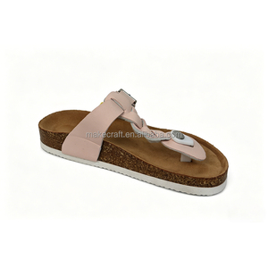 Sandales ouvertes pour enfants avec semelle en liège, boucle réglable et design léger - Product Image 5