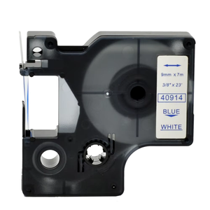 9mm * 7m blu su bianco 40914 D1 etichetta cassetta compatibile per Dymo etichetta nastro - Product Image 3
