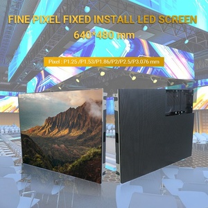 Customize P1.25 P1.53 Small Pitch Indoor Exhibition Led <b>Display</b> High Resolution Full Color 3840hz Video <b>Wall</b> Fixed Led Indoor - Product Image 4