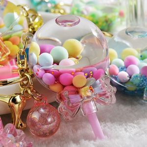 Cute Quicksand Liquid Motion Lollipop Keychain Snow Glitter Floating in Acrylic Pendant Cute <b>Keyring</b> - Product Image 4