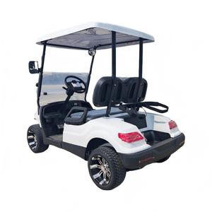 HKBG 2 Seater Electric Golf Cart <b>72V</b> <b>Battery</b> Powered Golf Buggy with Roof & LED Headlights for Golf Course - Product Image 4