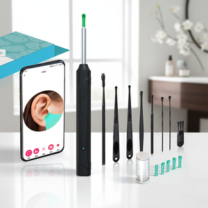 <span class=keywords><strong>Nettoyeur</strong></span> <span class=keywords><strong>d</strong></span>'<span class=keywords><strong>oreilles</strong></span> intelligent portable HD <span class=keywords><strong>avec</strong></span> <span class=keywords><strong>caméra</strong></span>, cure-oreille électrique visuel sans fil Wi-Fi, outil de retrait de cérumen intelligent <span class=keywords><strong>avec</strong></span> <span class=keywords><strong>caméra</strong></span> - Product Image 1