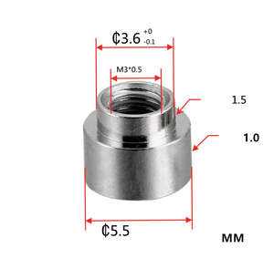 น็อตแทรกทองเหลืองแบบมีร่องตรง M5 สำหรับอุตสาหกรรมทั่วไป มาตรฐาน Baiseke ISO ผิวเรียบ แบบเกลียวอิมพีเรียล - Product Image 5