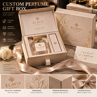 Set Kemasan Parfum Mewah Dengan Botol Kaca Kustom Produsen Kotak Hadiah Magnetik