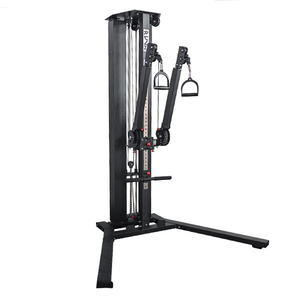 Entraîneur à <span class=keywords><strong>double</strong></span> fonction Multi Cable Crossover Gym Equipment Pulldown Pullley Machine Iron Metal Commercial Use Black - Product Image 2