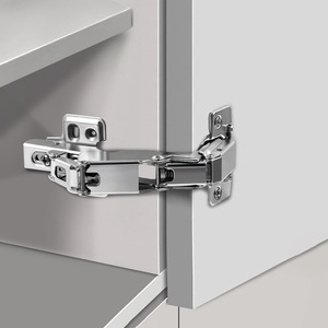 180 Degree Hydraulic Hinge Full Mortise Cold Rolled Steel Soft Closing Furniture Hinge Modern Design Plated Surface - Product Image 2