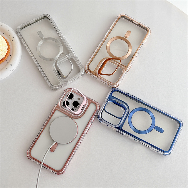 Camera Lens Kickstand Mobile Phone Cases For Xiaomi Redmi Note 14 Pro plus tpu+pc shockproof fundas para celular case