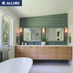 Allure a buon mercato moderna del pvc <span class=keywords><strong>bagno</strong></span> mobile a specchio - Product Image 4