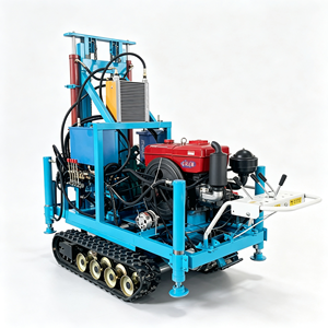 小型ディーゼル水井戸掘削装置95m、鉱山用ヘビーデューティーチャック付き - Product Image 2