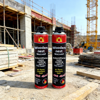 MU CHAO A22 750ml Mousse polyuréthane monocomposant haute densité blanche pour construction, pulvérisation par expansion structurelle, qualité B