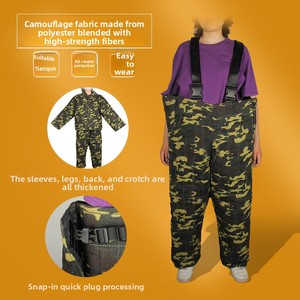 Kit Completo Professionale Eco-Friendly Mimetico per Addestramento Agility Cani, Antistrappo, Resistente ai Morsi, Giacca a Vento Lunga Antifatica - Product Image 5