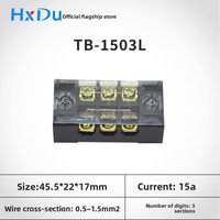 Borniers de connexion TB/TC/TD pour câbles en cuivre, modèles TB1503 TC603P