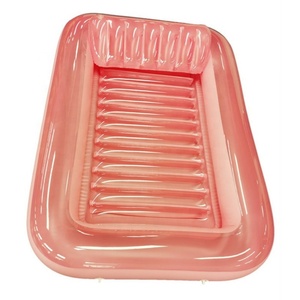 Piscine gonflable durable en PVC pour bronzage, bain de soleil, lit flottant aquatique portable pour intérieur/extérieur - Product Image 6