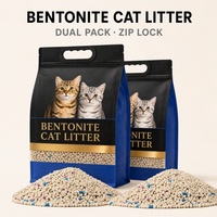 Boules de litière cristalline non toxiques et sûres pour chatons, agglomération rapide, écologiques, parfum lavande, 2,5 kg, contrôle puissant des odeurs, faible entretien, économiques