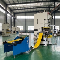 Ligne de production entièrement automatique de contenants en aluminium DADI 80 tonnes, machine de fabrication de boîtes à lunch jetables en aluminium pour plats à emporter
