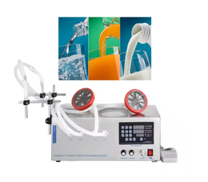 Multi Head Digital Big Flow Volume Desktop Continuous Magnetic Pump Liquid Olive Essential Oil Milk Bottle Filling Machine - Product Image 1
