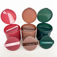 Juego de Esponjas de Maquillaje de Alta Calidad al por Mayor, Serie Pie, con Cojín de Aire, Suaves, Sin Látex, para el Mercado Global de Suministros de Belleza
