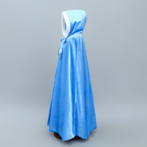 Niñas Halloween Navidad fiesta de cumpleaños Fancy <span class=keywords><strong>Elsa</strong></span> Anna princesa capa vestido <span class=keywords><strong>reina</strong></span> <span class=keywords><strong>disfraz</strong></span> Cosplay Navidad invierno capa larga - Product Image 3
