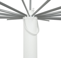 Séchoir à linge pliable portable en aluminium avec design multifonctionnel pour balcon