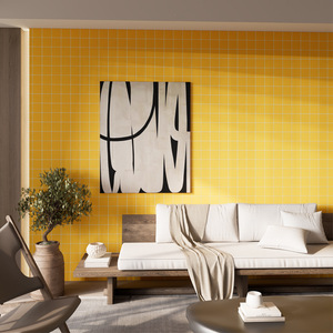 Mosaico in Ceramica Colorata 97mm Rosso Arancione Giallo Verde <span class=keywords><strong>Rosa</strong></span> Quadrato Moderno Minimalista per Ristorante Bagno Cucina <span class=keywords><strong>Piastrelle</strong></span> da Parete - Product Image 2