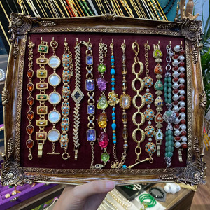 Collar <span class=keywords><strong>de</strong></span> Aleación Vintage Estilo Europeo Americano <span class=keywords><strong>de</strong></span> <span class=keywords><strong>Segunda</strong></span> <span class=keywords><strong>Mano</strong></span>, Lujo Ligero <span class=keywords><strong>de</strong></span> Alta Gama, <span class=keywords><strong>Cadena</strong></span> <span class=keywords><strong>de</strong></span> Bambú para Clavícula, Diseño <span class=keywords><strong>de</strong></span> Nicho, Moda - Product Image 1