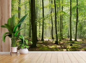 <span class=keywords><strong>Carta</strong></span> <span class=keywords><strong>da</strong></span> <span class=keywords><strong>parati</strong></span> in vinile personalizzato <span class=keywords><strong>con</strong></span> motivo floreale indicatore di tendenza cercando grande struttura ad albero impermeabile per la grande visione dello spazio pubblico - Product Image 6