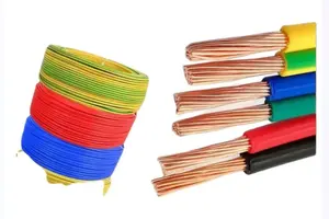 Wholesale H05g-K/H05V-K/H05V-U/H05V-R/H07g-K German Standard Industrial Power Cables 1mm2 PVC Insulated Electrical Wires