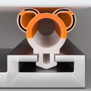 Co-extrusión Flexible PVC TPE TPV Sellos de tira de goma de <span class=keywords><strong>silicona</strong></span> para puertas de madera Ventanas de aluminio Procesamiento de corte <span class=keywords><strong>personalizado</strong></span> - Product Image 4