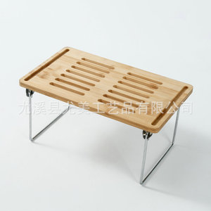 Bamboo multi-layer <b>vegetable</b> rack, suitable for hot pot restaurant kitchens, and as a draining rack for restaurant bathrooms. - Product Image 1
