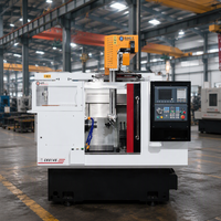 Tour CNC à banc incliné CK6146, petite machine légère d'occasion pour le travail des métaux