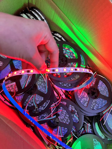 Địa chỉ ws2811 LED <span class=keywords><strong>Strip</strong></span> 12V 5050 SMD Giấc Mơ Màu RGB 60LEDs/M IP20 IP67 ánh sáng linh hoạt cho Giáng sinh bên nhà trang trí - Product Image 6