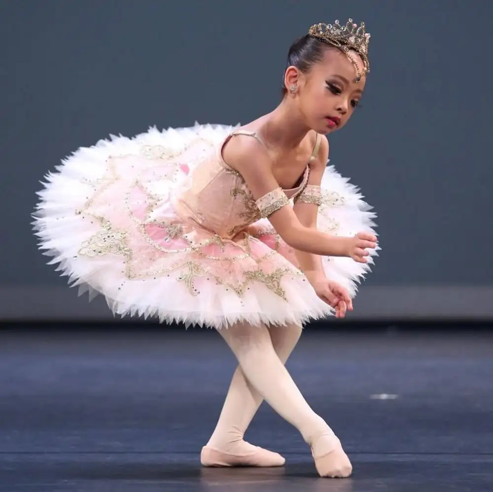 Professional Fashion Kids Girls Perfomance Competition Wear Ballet Tutu Sugar Plum
