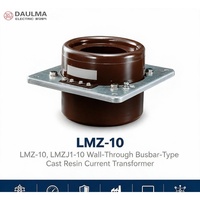 Transformateur de courant LMZ-10 / LMZJ1-10 10kV 5A 0.5/3 0.5/10P de type traversant pour barre omnibus en résine moulée