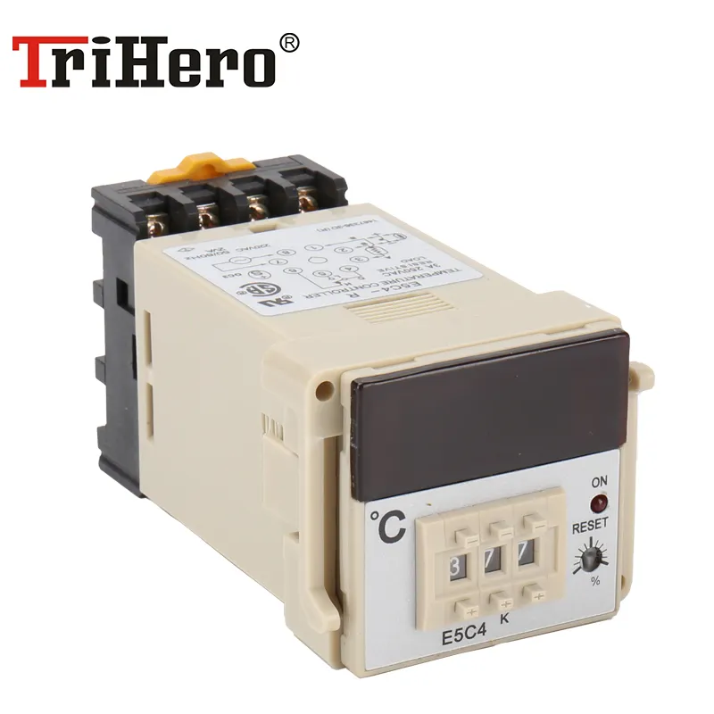 E5C4 Digital Intelligent Temperature Controller With K Type Thermocouple Range 0-399 RELAY SSR Output