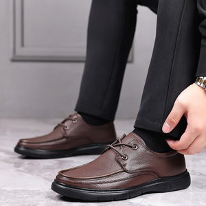 Zapatos de Cuero Negros con Cordones para Hombre 2026, Zapatos de Cuero Formales y Casuales para Hombre - Product Image 3