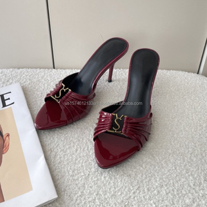 2025 New Trendy Luxury Designer Original Heeled Sandals Fashion Elegent Thin High <b>Heels</b> <b>Shoes</b> for Women - Product Image 2