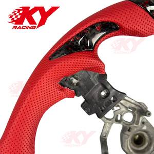 อุปกรณ์ตกแต่งรถยนต์ พวงมาลัยคาร์บอนไฟเบอร์แบบกำหนดเองสำหรับ Nissan Z Fairlady Z 400Z Nismo 2023 - Product Image 2
