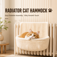 Hamac pour chat OEM, réglable et détachable, lit et maison pour chat, tissu doux et confortable