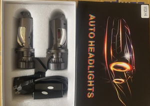 Zimmer m01k H4 110W 11000lm <span class=keywords><strong>Led</strong></span> Đèn Pha Mini bi <span class=keywords><strong>LED</strong></span> ống kính máy chiếu đôi ánh sáng Fisheye cao thấp chùm cho xe máy ánh sáng - Product Image 6