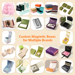 Boîtes à bijoux en papier personnalisées de luxe en gros, boîtes à <span class=keywords><strong>chocolat</strong></span> pour mariage, emballages cadeaux, carton rigide personnalisé - Product Image 3