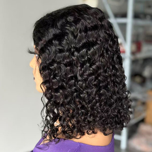 Perruques <span class=keywords><strong>Bob</strong></span> Lace Front HD Transparentes Sans Colle, Vente en Gros Usine, Nœuds Blanchis 5x5, 12 Pouces, Ligne de Cheveux Naturelle, Cheveux Humains Personnalisables - Product Image 1
