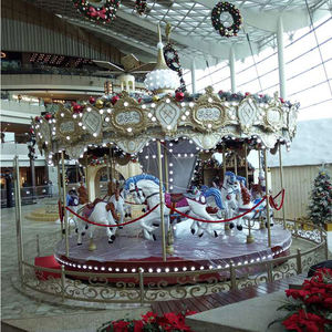 Antieke Outdoor Kerst Kermis Draaimolen Kids Carrousel Paard Ritten Voor Verkoop - Product Image 5