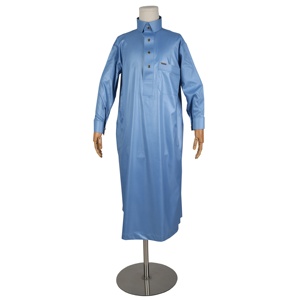 Vente directe d'usine - Robe arabe à manches longues, Kaftan, Jubbah, Jalabya, Kandura ethnique, vêtements musulmans du Golfe, Thobe, taille garçon - Product Image 2
