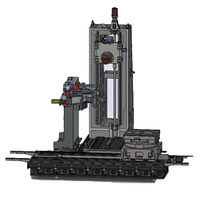 Centre d'usinage horizontal CNC TSHD-1000 BT50 à commande FANUC, 3 axes, pour le traitement des métaux