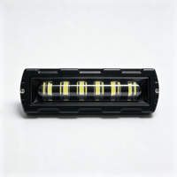 Nouvelle barre lumineuse de travail LED mini en aluminium moulé sous pression de 6,3 pouces, 60W, 4320lm, 6000K, IP67, 12-48V, lampe auxiliaire de conduite tout-terrain pour voiture et chariot élévateur
