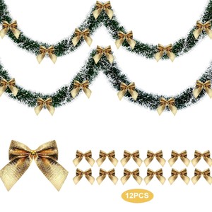 2M 크리스마스 트리 장식품 홈 장식 바 파티 장식 크리스마스 화환 리본 - Product Image 3