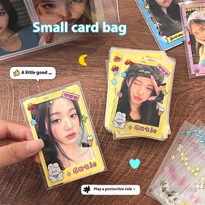 Protector de tarjeta de Material PP nuevo 1000 Uds fundas de tarjeta de foto japonesa de Corea Premium para almacenamiento de tarjeta fotográfica <span class=keywords><strong>Kpop</strong></span> - Product Image 5