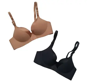 Wholesale c75 cup molded plain seamless bra For Supportive