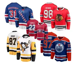 2024 nouveaux modèles maillots de hockey sur glace nationaux américains 32 équipes en stock en gros