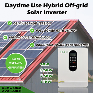 Inverter Solare Ibrido IDEEI QB-Hi 4KW 5.5KW 7.5KW 11KW IGBT a Piena Potenza per Pompa Solare, Condizionatore d'Aria, Sistema Domestico Off-Grid - Product Image 1